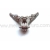Nóżka dekoracyjna metalowa  M327 srebrna 4x2cm / cena 1szt